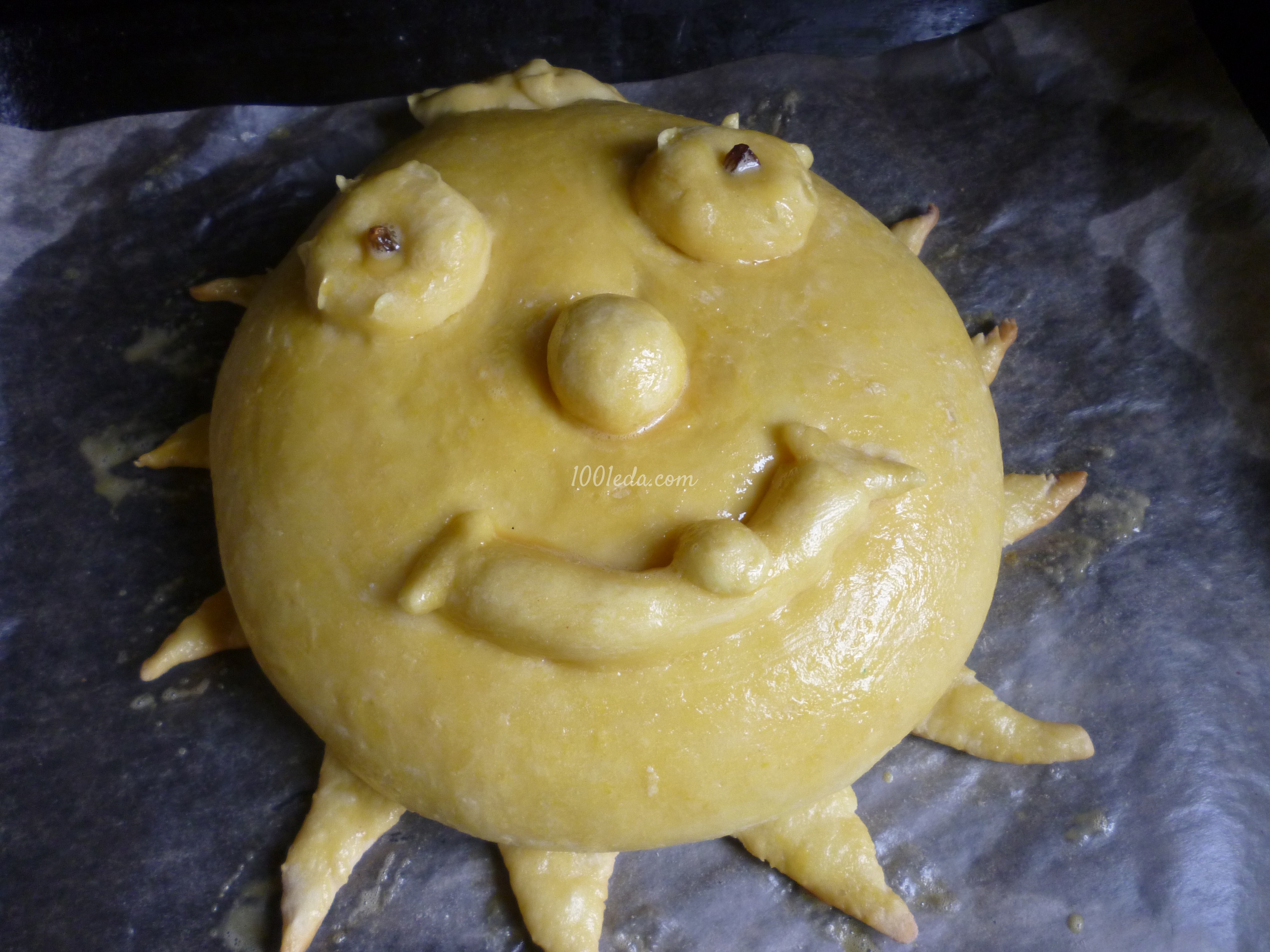Сладкое солнышко с картошкой и яйцом: рецепт с пошаговым фото - Шаг №10