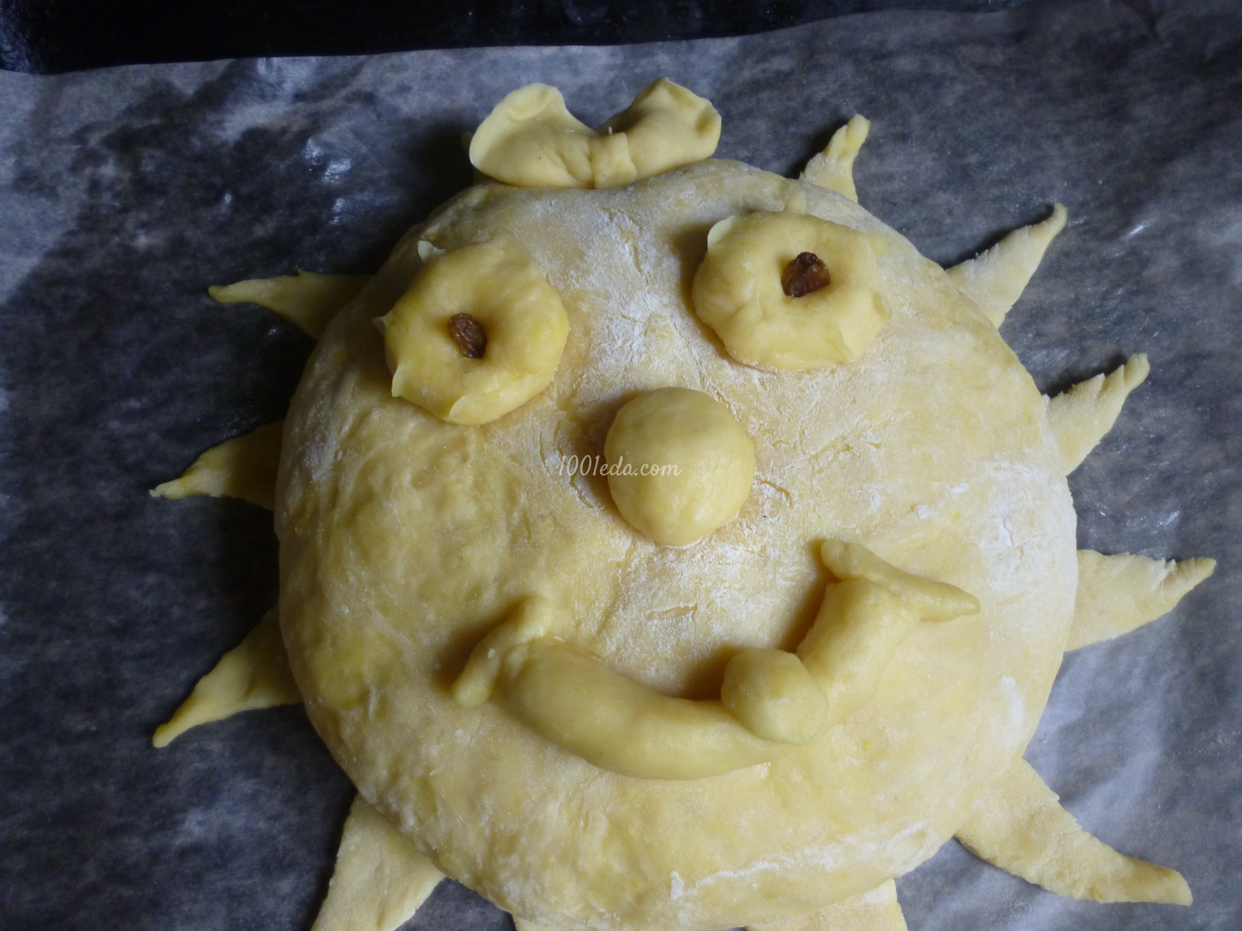 Сладкое солнышко с картошкой и яйцом: рецепт с пошаговым фото - Шаг №9