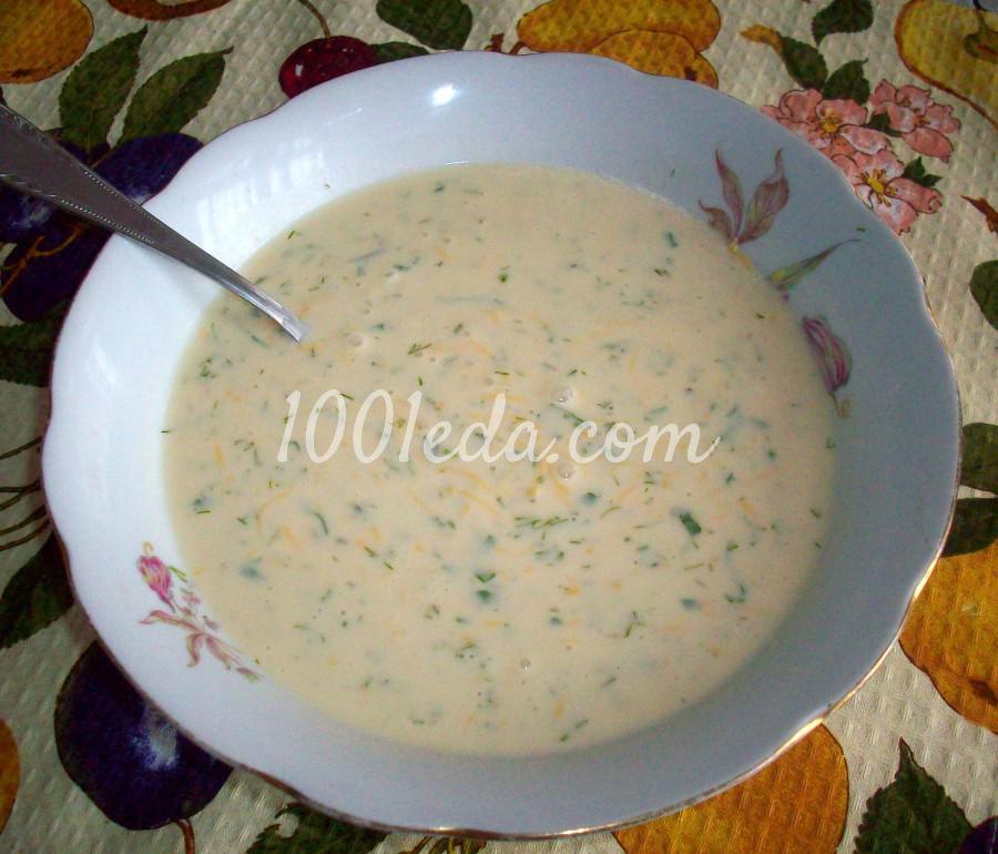 Сырные блины с укропом: рецепт с пошаговым фото - Шаг №3