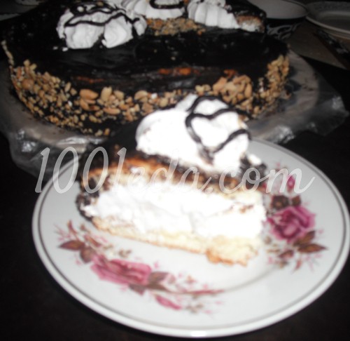 Торт бисквитный Воздушный зефир в шоколаде: рецепт с пошаговым фото - Шаг №16