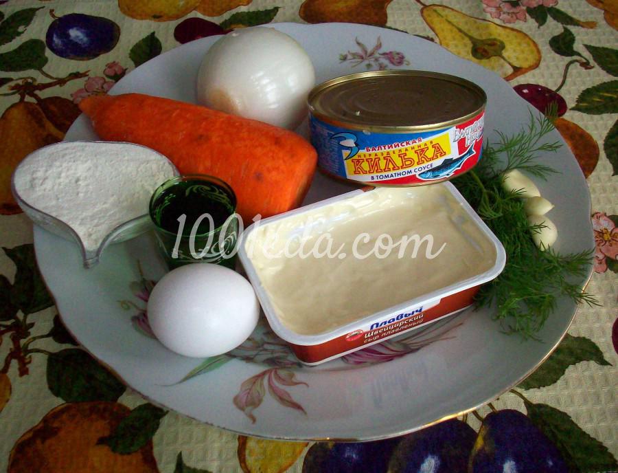 Закусочный торт из кильки в томате: рецепт с пошаговым фото - Шаг №1