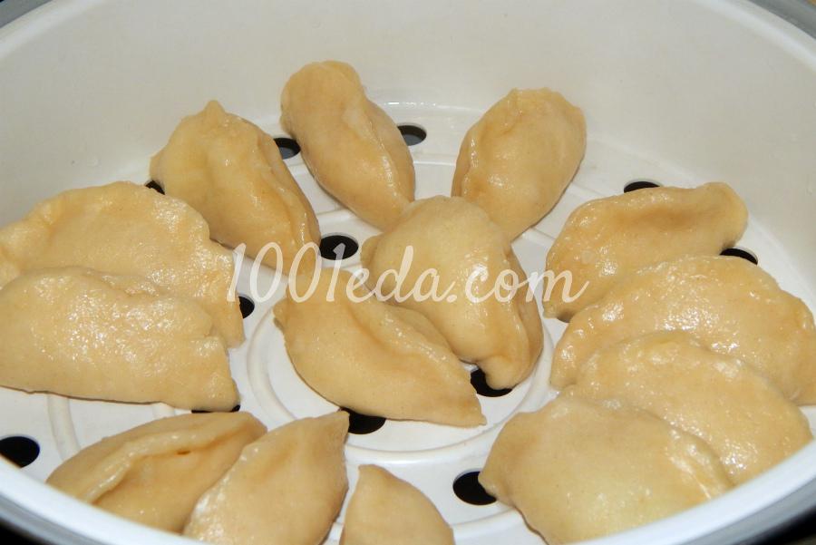 Запеченные в горшочке паровые капустные вареники: рецепт с пошаговым фото - Шаг №6