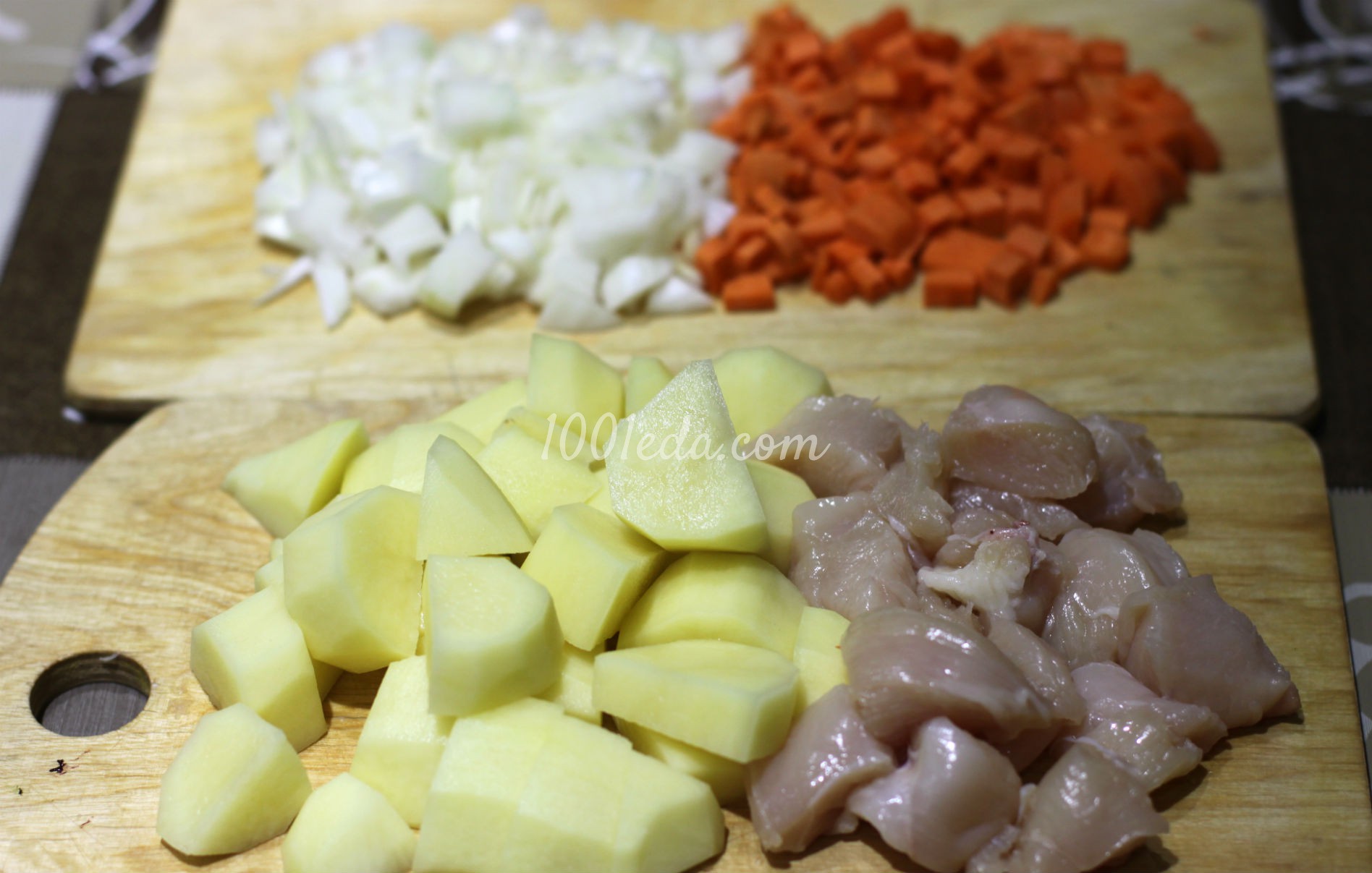Айнтопф с куриной грудкой, овощами и зирой: рецепт с пошаговым фото - Шаг №1