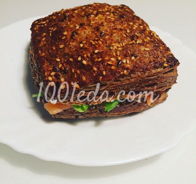 Сандвич с форелью и рукколой: рецепт с пошаговым фото 