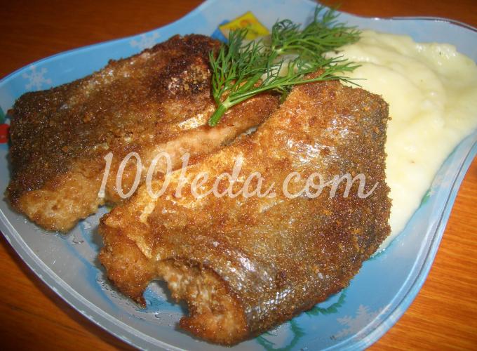 Запеченная красная рыба в сухарях: рецепт с пошаговым фото