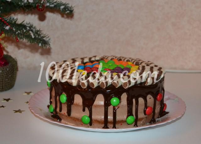 Бисквитный торт Новогоднее конфетти