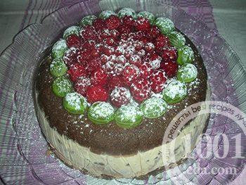 Торт-мороженое с ягодами: рецепт с пошаговым фото