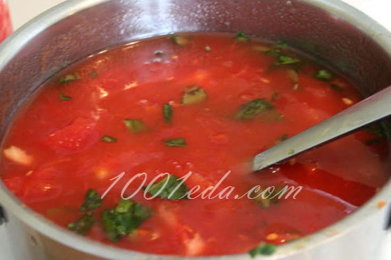 Лазанья с томатным соусом