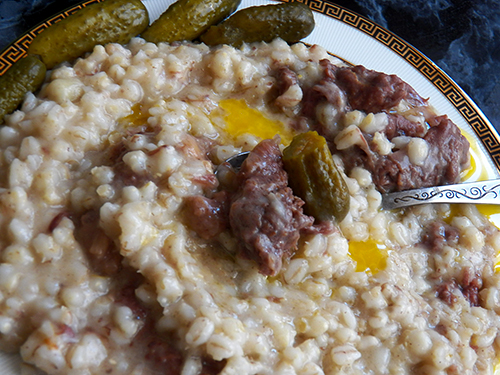 Перловая каша с мясом рецепт с пошагово в кастрюле Перловая каша с мясом рецепт с пошагово в кастрюле