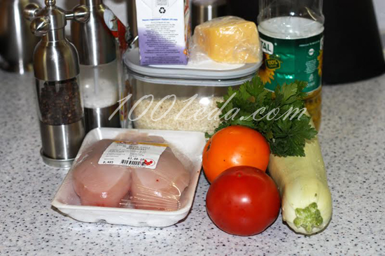 Сочная куриная грудка с овощами под сыром и кунжутом: рецепт с пошаговыми фото
