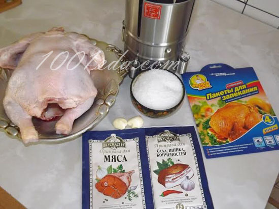 Куриная ветчина приготовленная в мультиварке с помощью ветчиннице Redmond: рецепт с пошаговыми фото