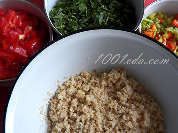 Салат Табуле: рецепт с пошаговым фото