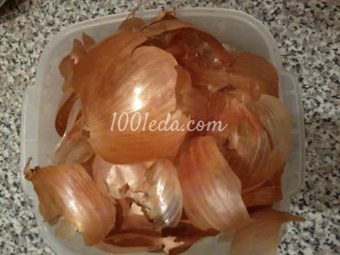 Вареное сало в луковой шелухе: рецепт с пошаговым фото