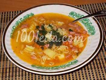 Быстрый супчик с пакетиком сухого супа быстрого приготовления: рецепт с пошаговым фото