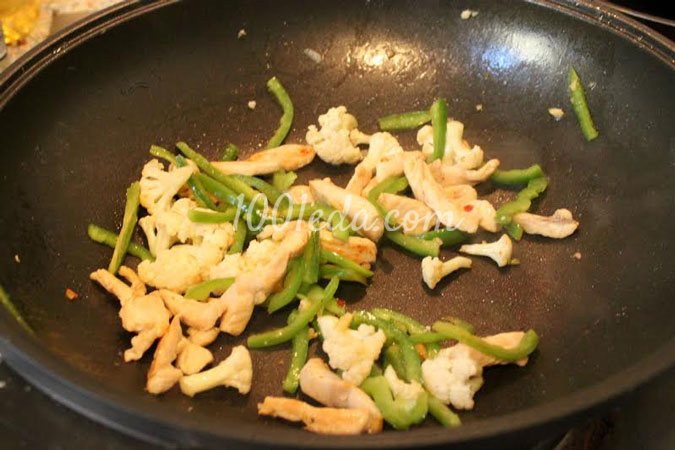 Стир-фрай из курицы с овощами: рецепт с пошаговым фото