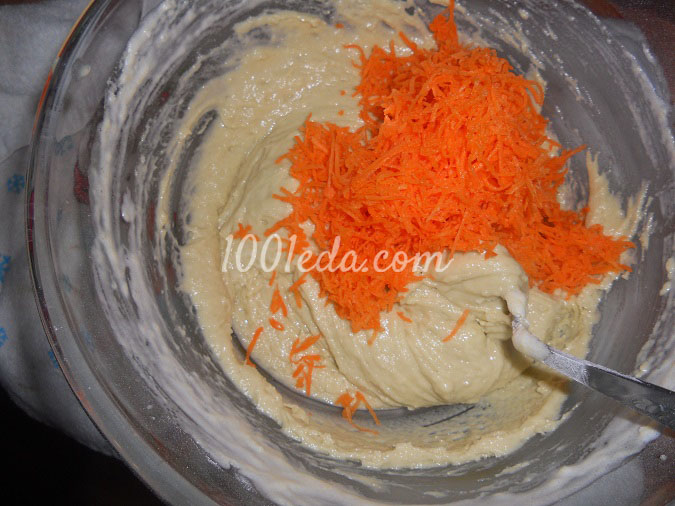 Морковно-ореховый кекс: рецепт с пошаговым фото 