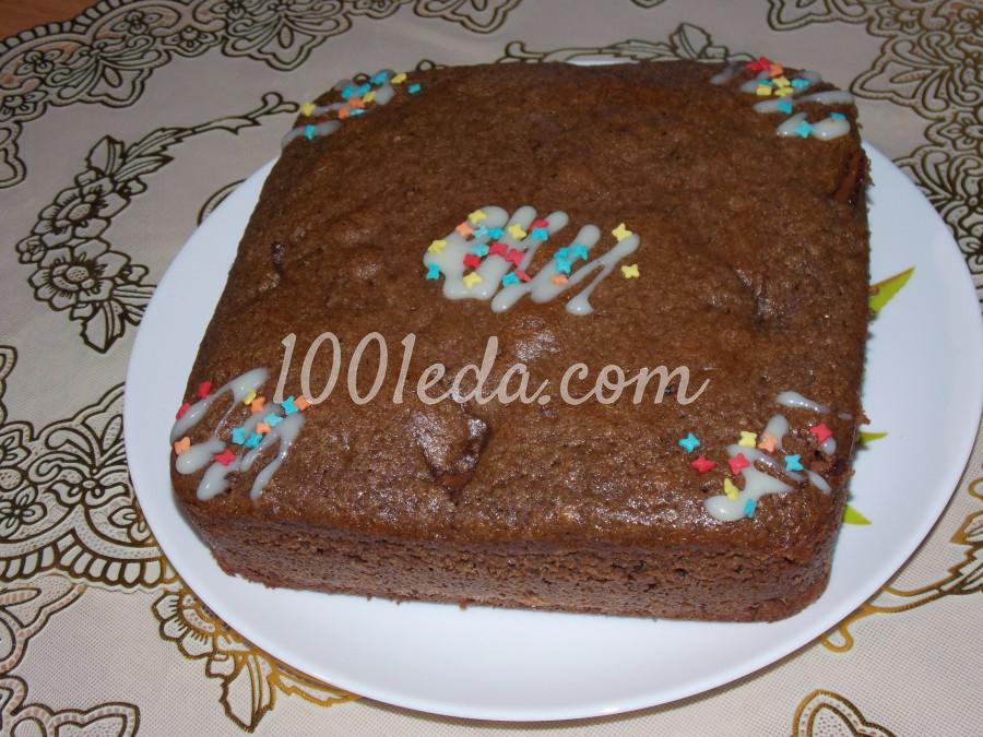 Манный пирог с шоколадом: рецепт с пошаговым фото