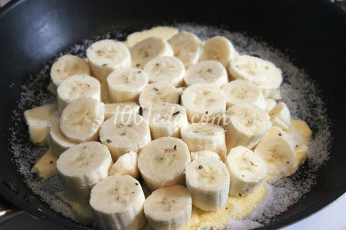 Бананово-ванильный пирог