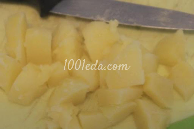 Картофельное пюре с кольраби и шнитт-луком