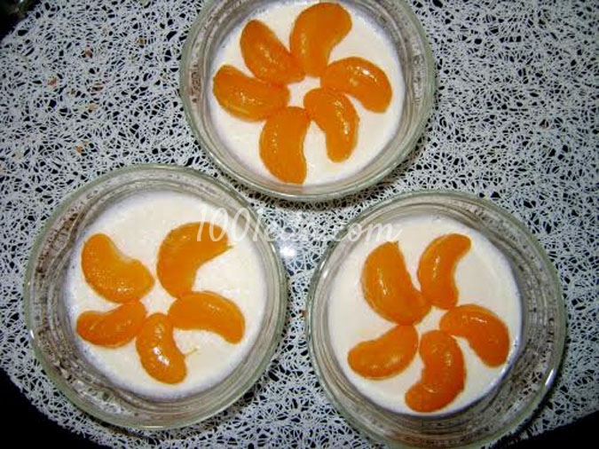 Мандариновый десерт: рецепт с пошаговым фото
