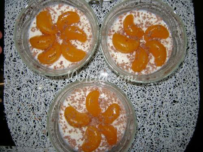 Мандариновый десерт: рецепт с пошаговым фото