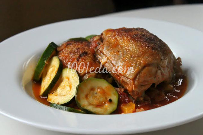 Овощное рагу с розмарином и куриными бедрами: рецепт с пошаговым фото