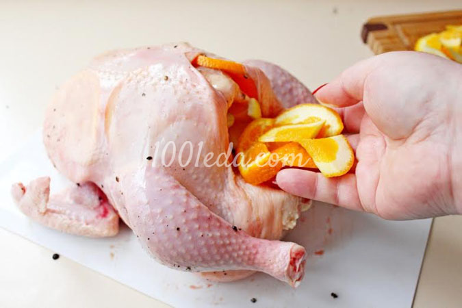 Курица с апельсинами: рецепт с пошаговым фото