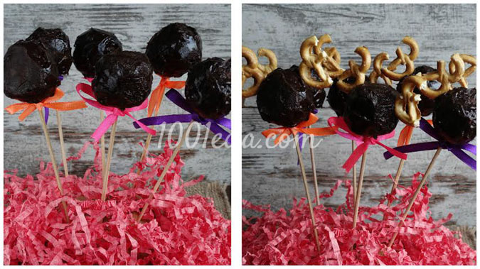 Кейк-попсы Рождественские олени: рецепт с пошаговым фото