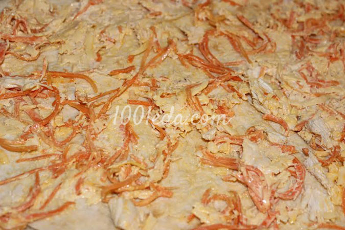 Закуска из лаваша с морковью по-корейски: рецепт с пошаговым фото
