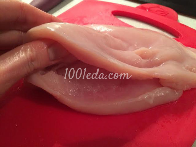 Фаршированная куриная грудка: рецепт с пошаговым фото