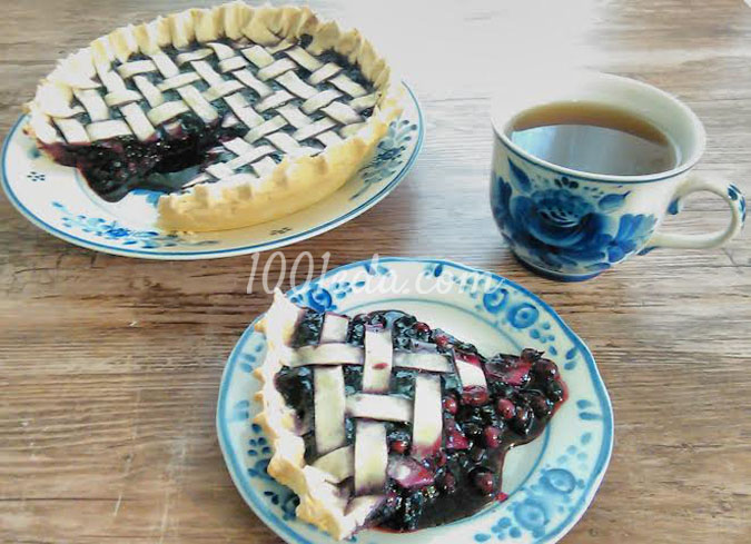 Черничный пирог: рецепт с пошаговым фото