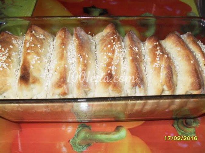Хлеб-гармошка: рецепт с пошаговым фото