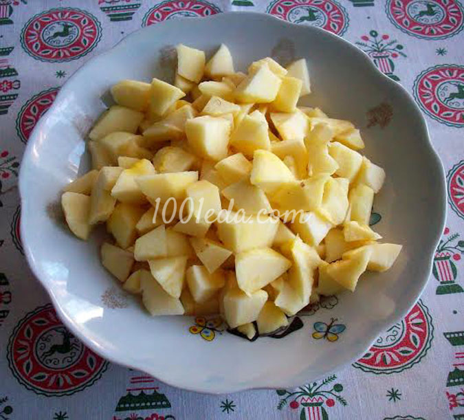 Манник с яблоками: рецепт с пошаговым фото
