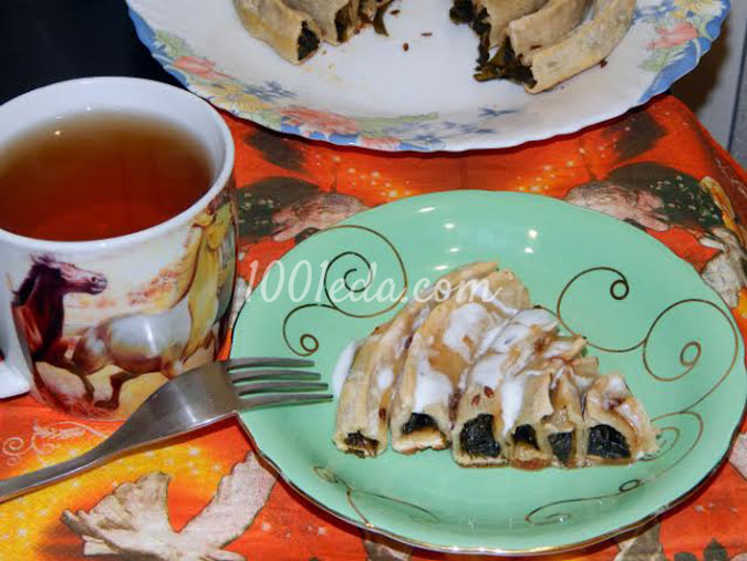 Пирог-лабиринт со щавелем: рецепт с пошаговым фото