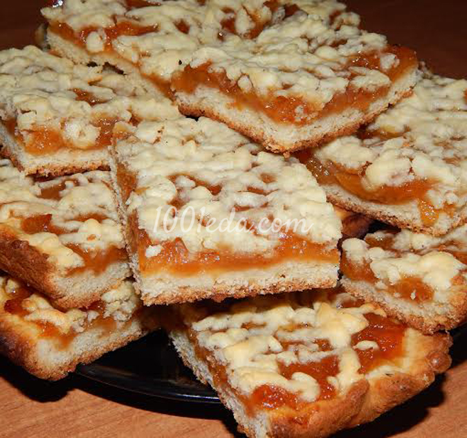 Песочное печенье с яблочным повидлом: рецепт с пошаговым фото