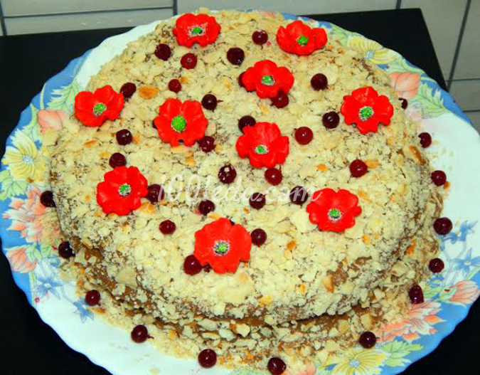 Торт Степка-Растрепка с брусникой: рецепт с пошаговым фото
