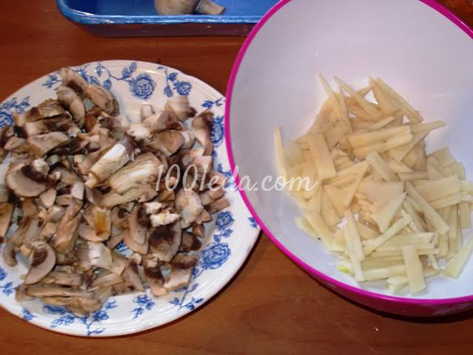 Курник с картофельно-грибной начинкой: рецепт с пошаговым фото