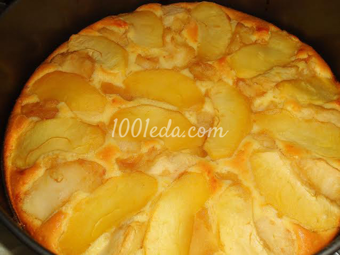 Пирог с яблоками и мандаринами: рецепт с пошаговым фото