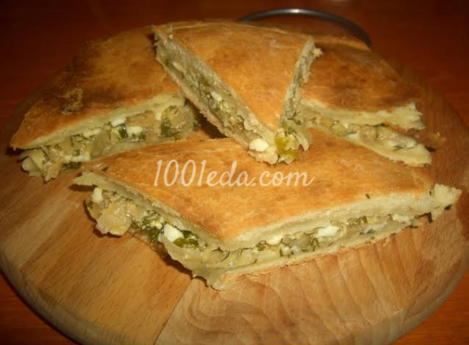 Пресный пирог с капустой: рецепт с пошаговым фото