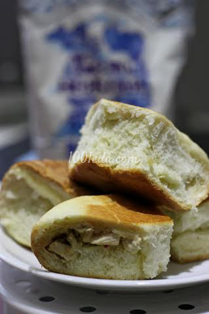 Пирог из булочек с курицей и луком в мультиварке: рецепт с пошаговым фото