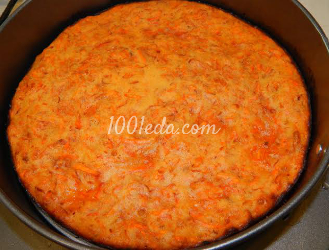 Морковный пирог Тройное наслаждение: рецепт с пошаговым фото