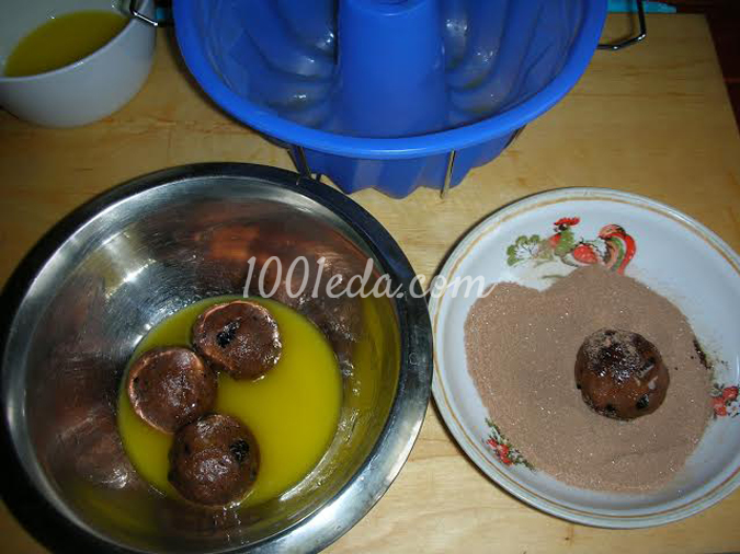 Шоколадный дрожжевой кекс с изюмом: рецепт с пошаговым фото