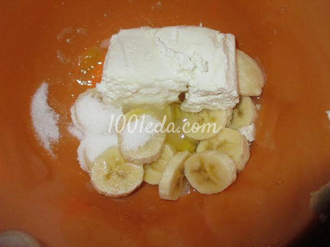 Шоколадно-банановый брауни-чизкейк: рецепт с пошаговым фото