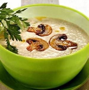 рецепт грибного крем-супа из шампиньонов с фото
