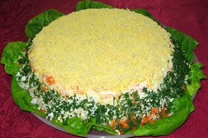 Готовим салат «Мимоза»