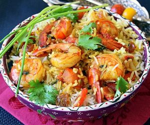 рецепт приготовления плова с креветками