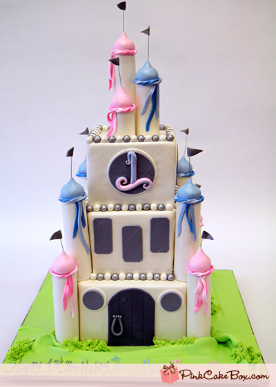 фото детского торта  замок