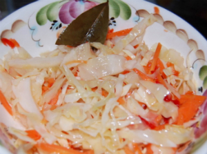 рецепт приготовления маринованной капусты быстрой