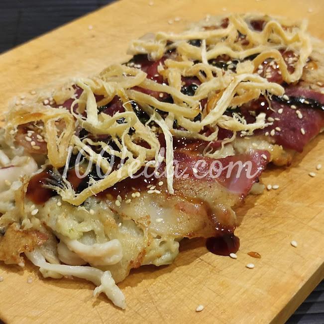 Японская пицца Окономияки: рецепт с пошаговым фото