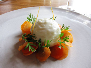 морковь с мороженым